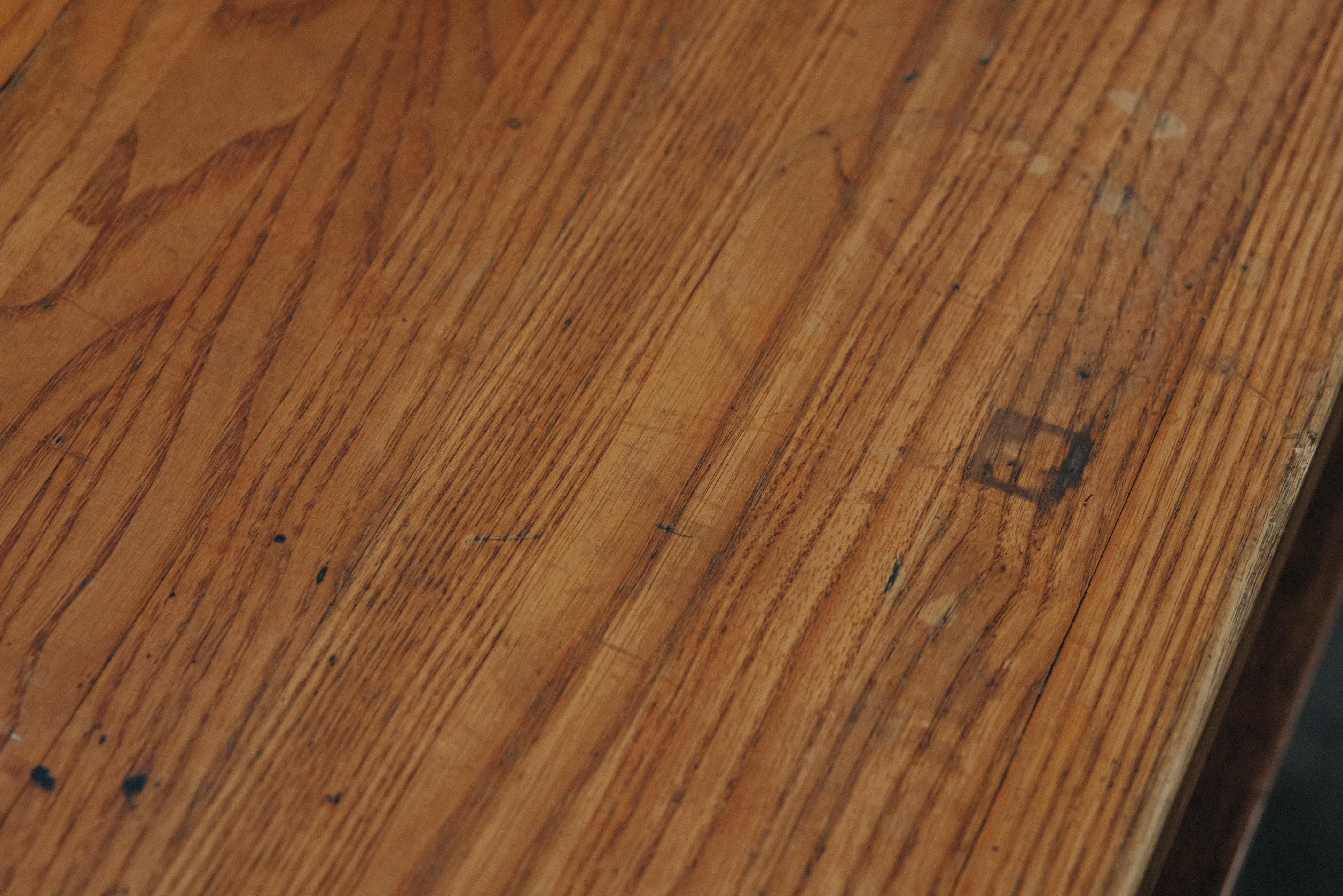 Mid-20th Century Rare Library Table from the University of Jussieu, Paris, circa 1958 For Sale