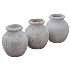 Vintage Set Of Three Willy Guhl Planters From Switzerland, Circa 1970