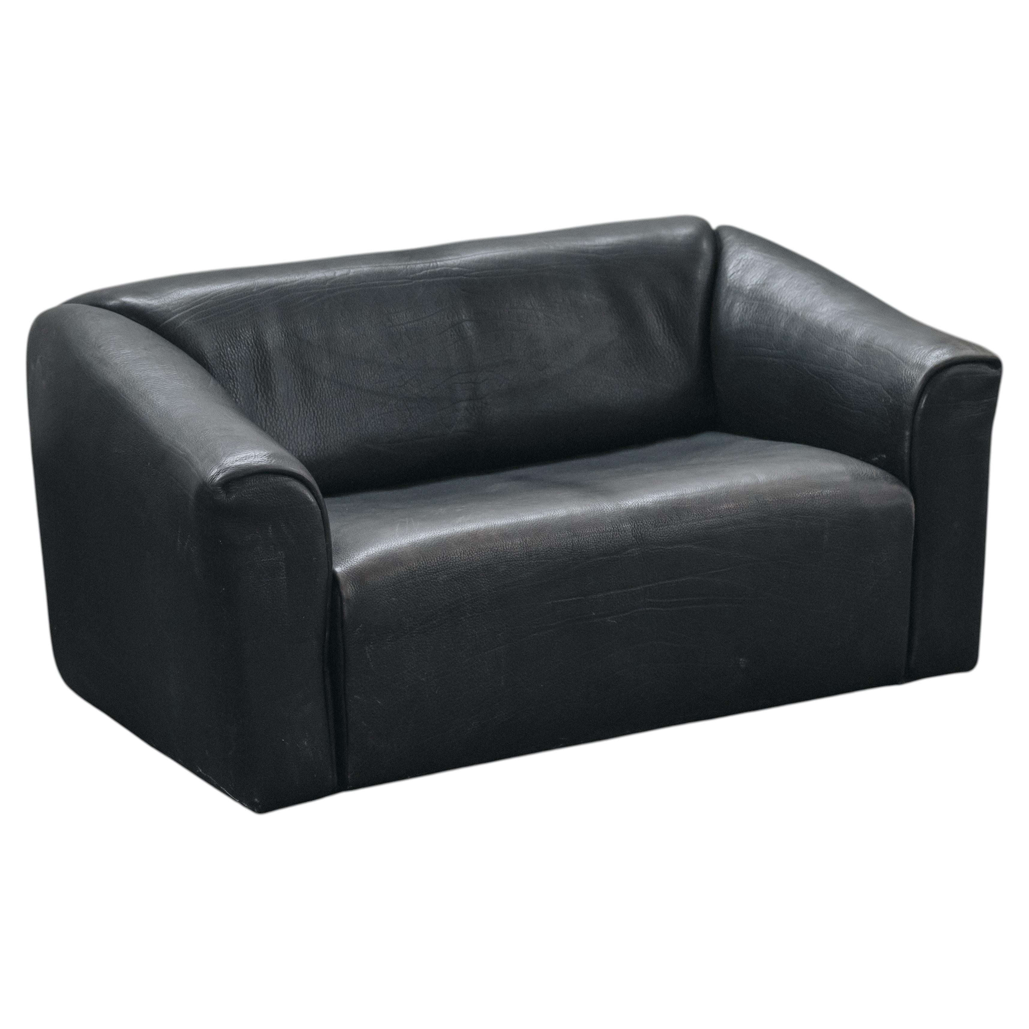 Vintage Leather De Sede DS47 Sofa From Switzerland, Circa 1970 For Sale