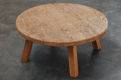 Couchtisch aus Eiche im Vintage-Stil aus Frankreich, um 1960
