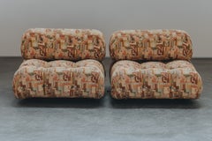 Vintage Pair Of Camaleonda Lounge Chairs by Mario Bellini, B&B Italia, 1970s