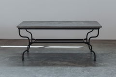 Early Bluestone Garden Table From France, Circa 1900