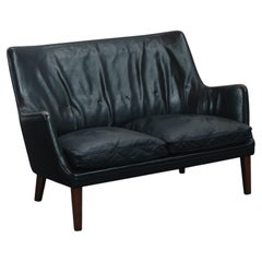 Vintage-Ledersofa von Arne Vodder aus Dänemark, um 1970