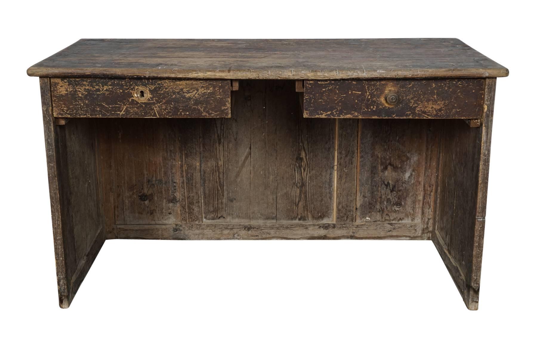 Early 20th Century Primitive French Counter