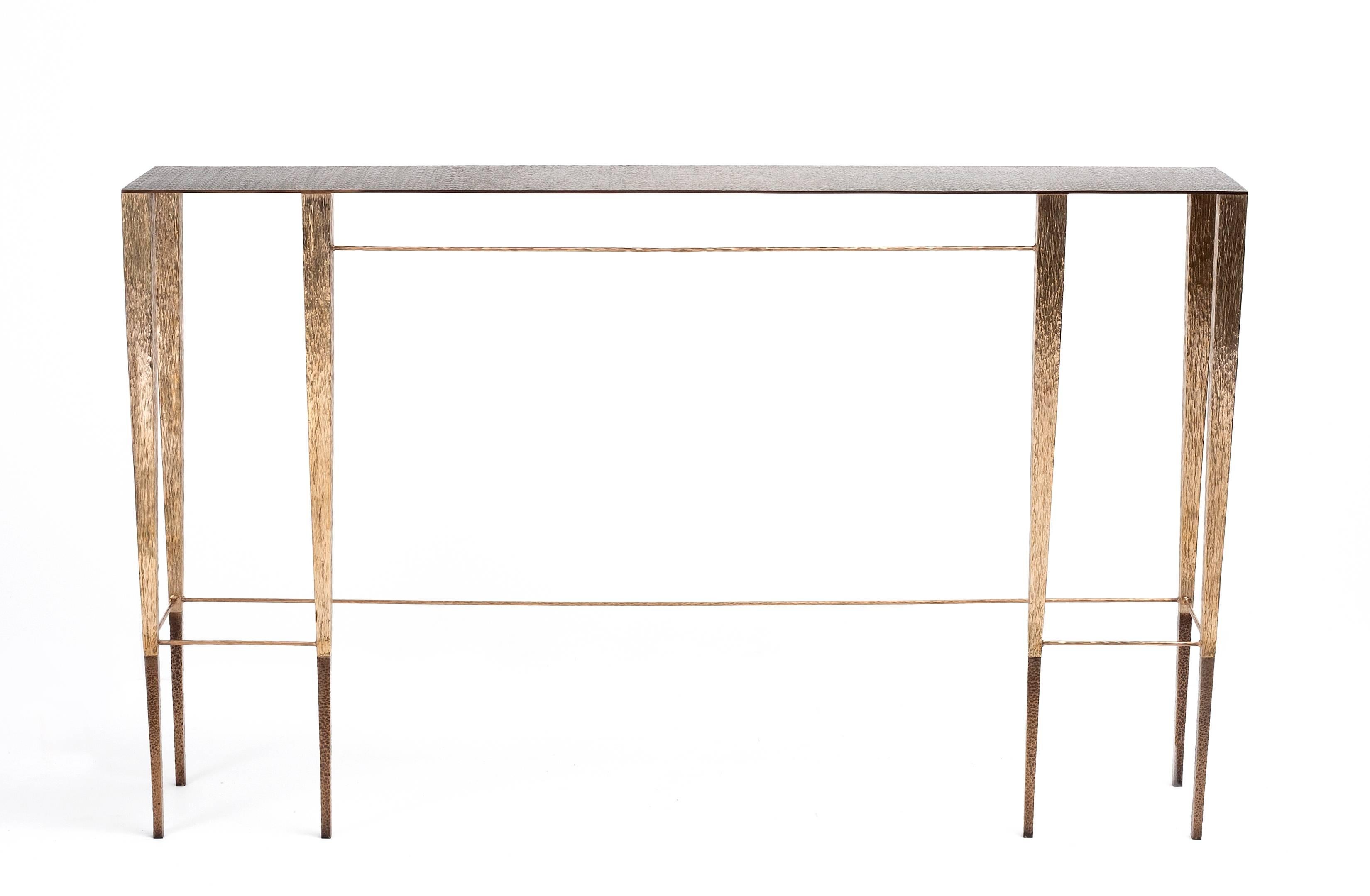 bronze console tables