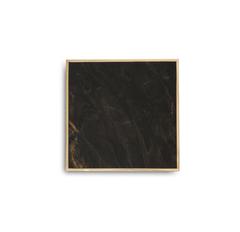 BRADY table - Hand-Hammered Polished Bronze + Marble
