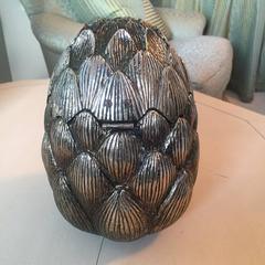 Vintage French Artichoke Ice Bucket Marked Freddotherm by Turnwald