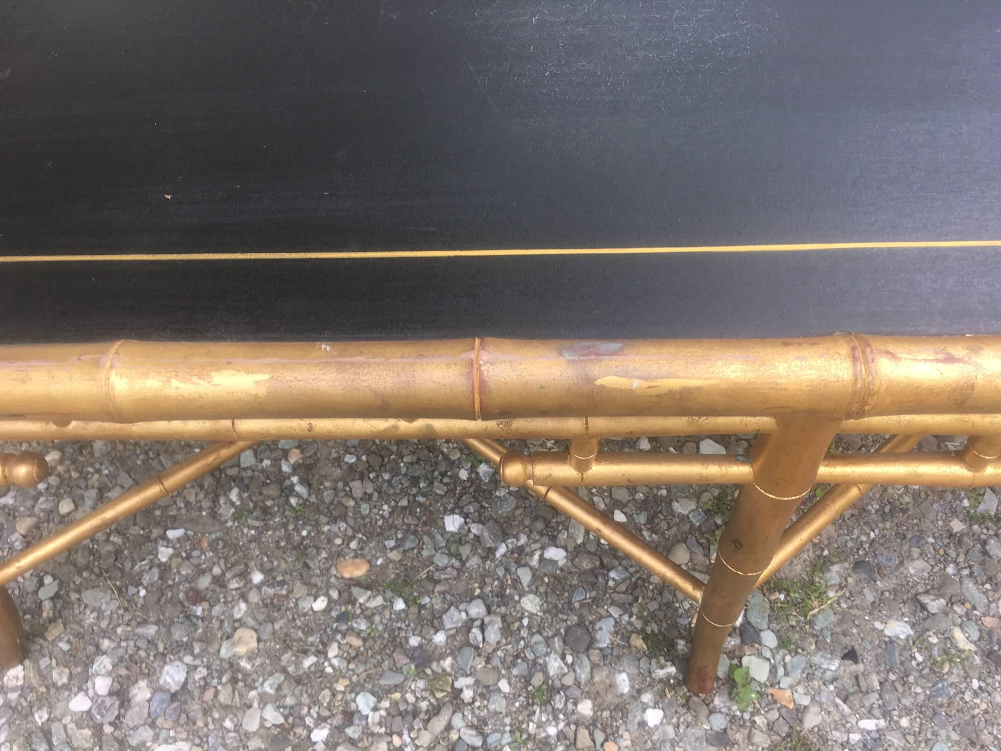 Other Faux Bamboo Giltwood Coffee Table