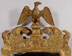 Pair of George II Giltwood Mirrors with Eagles