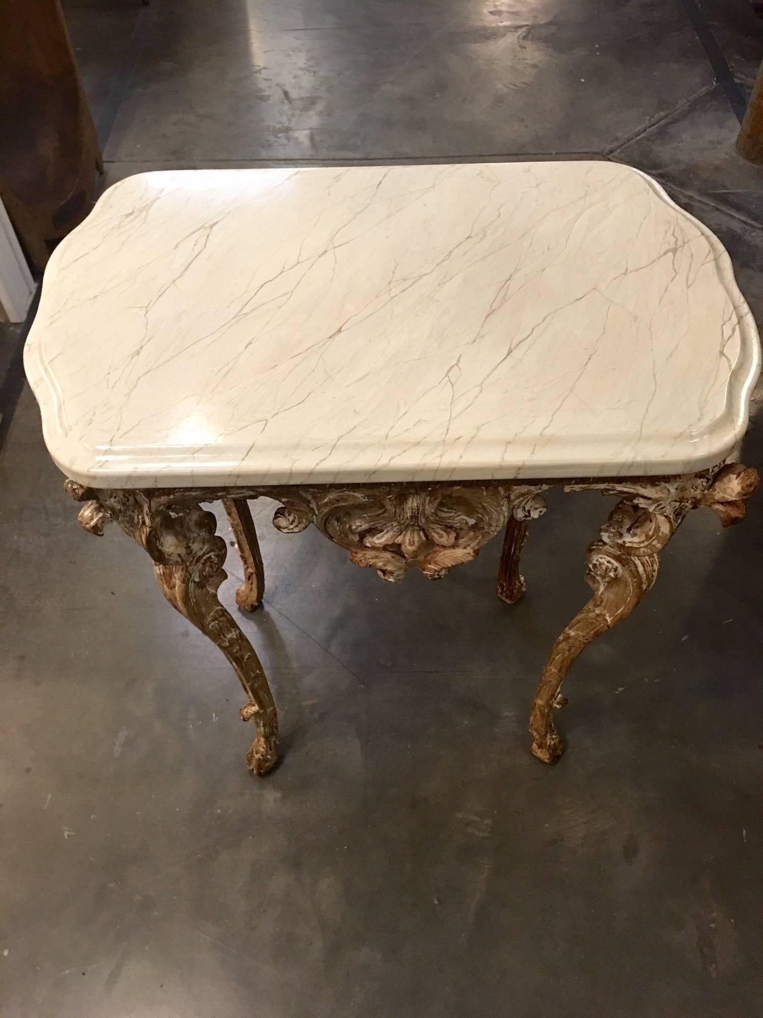 Rococo 18th Century Italian Table