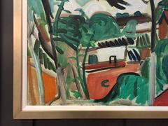 Mid-Century Modern Oil Painting