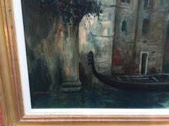 Venetian Oil on Canvas Painting, Signed Califano