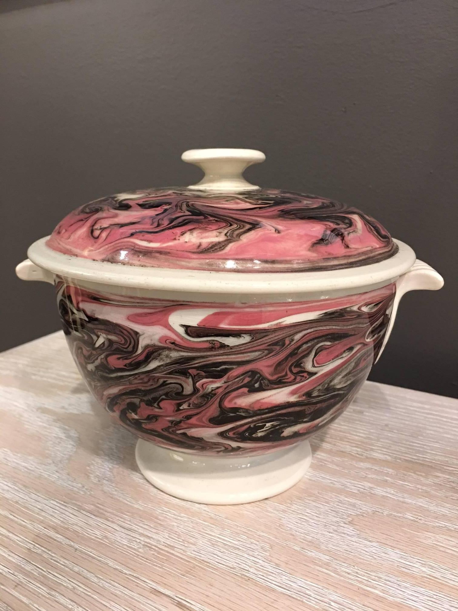 19th Century French Pottery Tureen For Sale 3