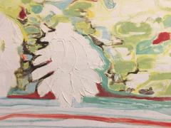 Acrylic on Canvas Painting Attributed to Artist Barbara Gray