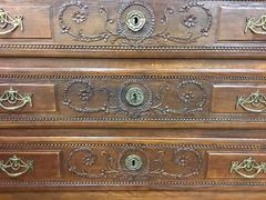 19th Century French Walnut Commode, Chest