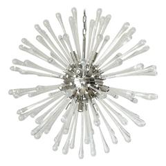 Venetian Bollicine Murano Glass Sputnik Chandelier