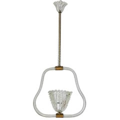 Pulegoso Pendant by Ercole Barovier