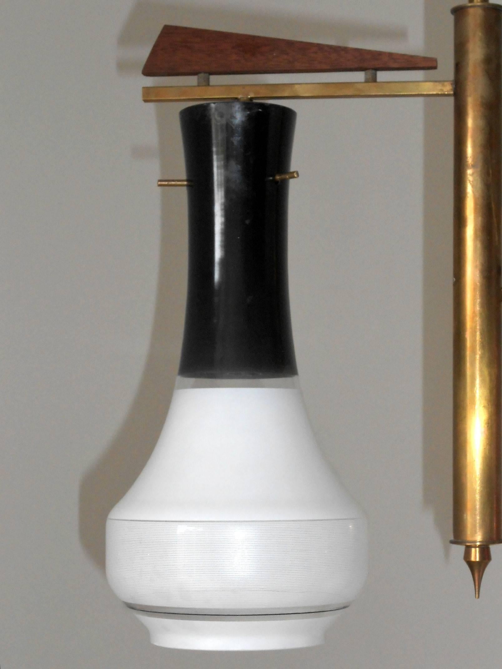 Cylinder Pendant by Stilnovo In Good Condition In Los Angeles, CA
