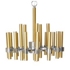 Tubular Chandelier by Sciolari