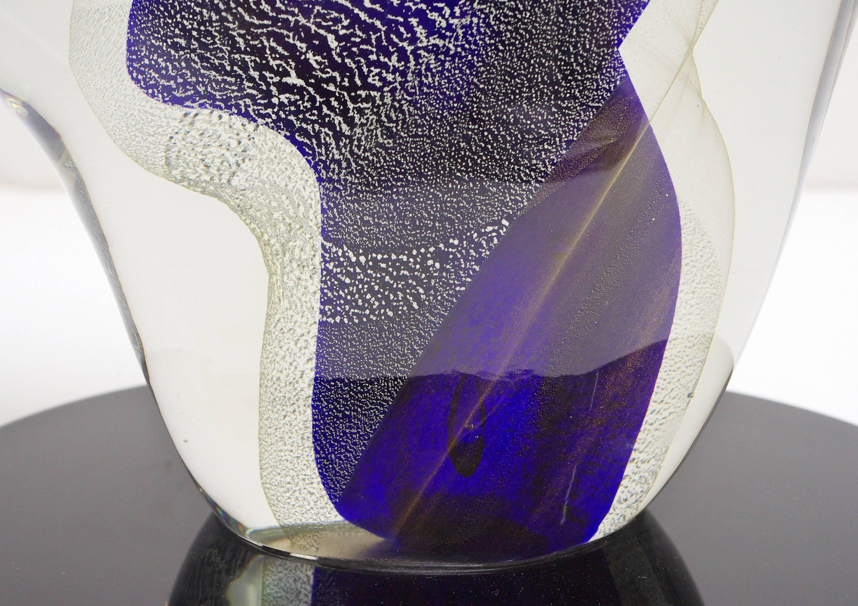 Murano Glass Pebbles Sculpture by Alberto Dona'