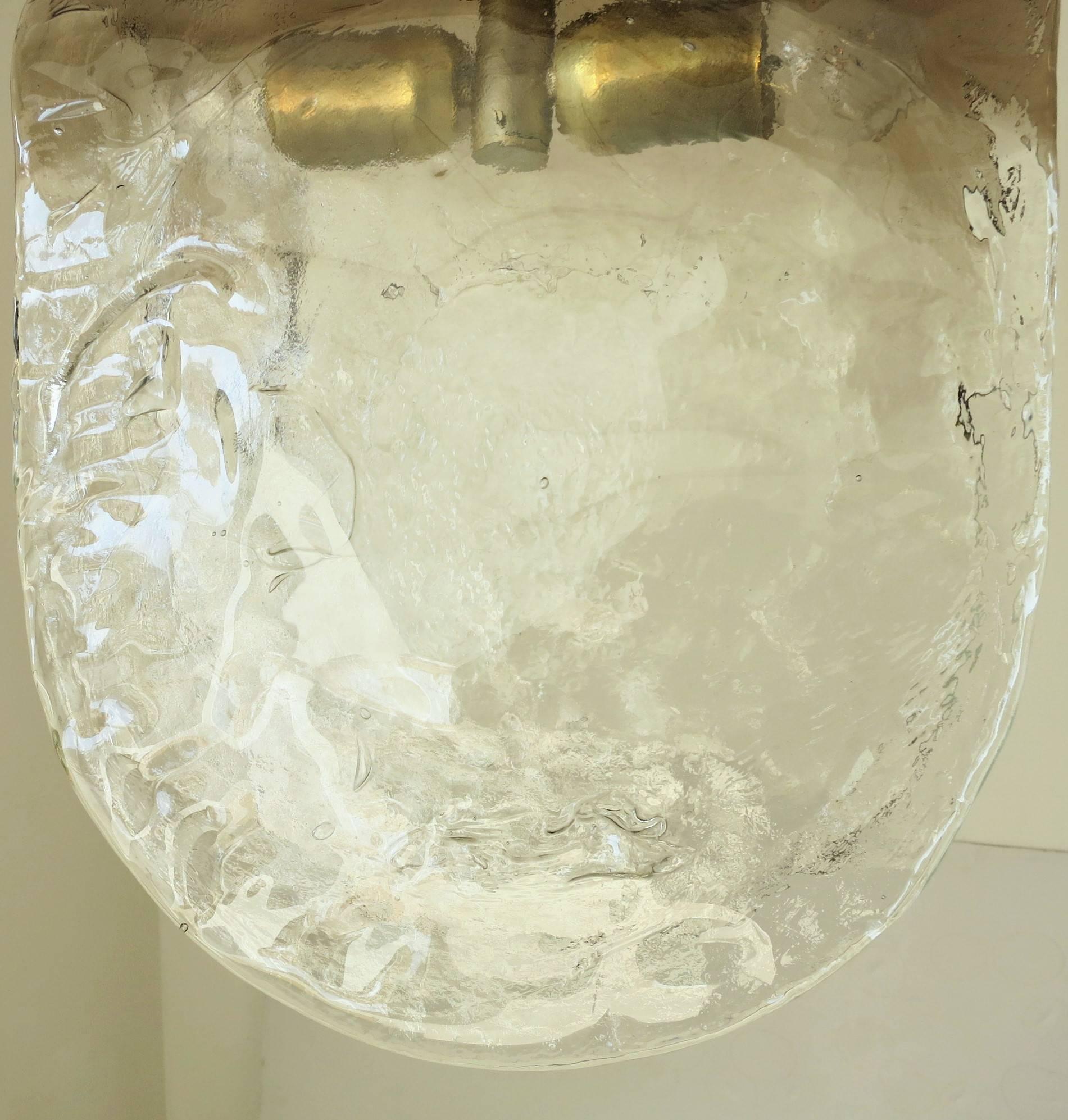 Murano Glass Murano Smoky Pendant by Carlo Nason for Mazzega