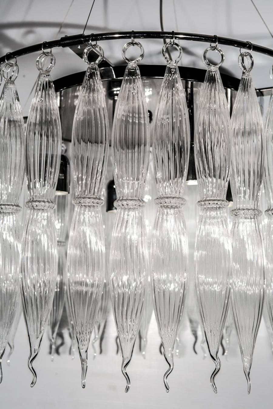 Murano Glass Tassels Chandelier