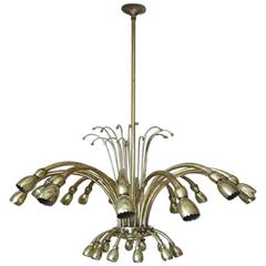 French Brass Chandelier 5