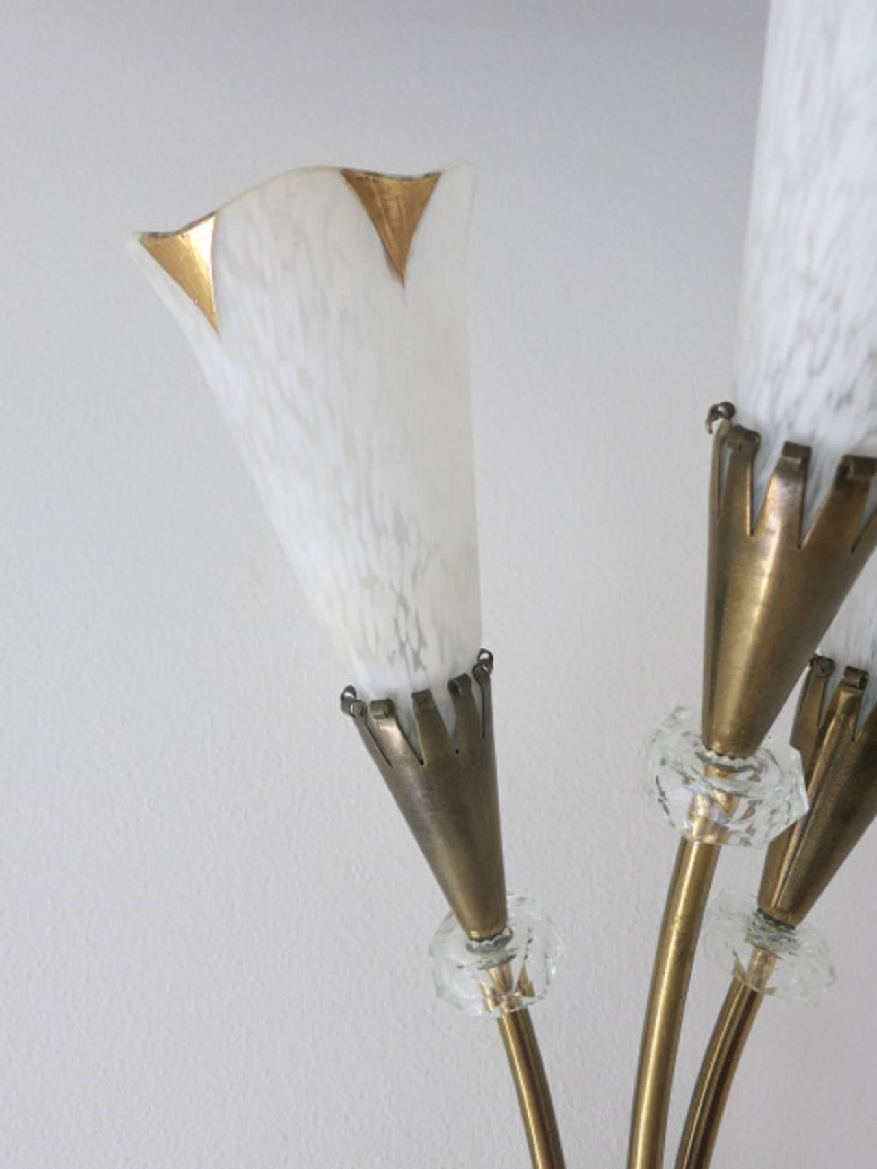 Italian Pair of Calla Sconces