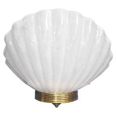 Italian Murano Shell Glass Sconces by Barovier e Toso 10