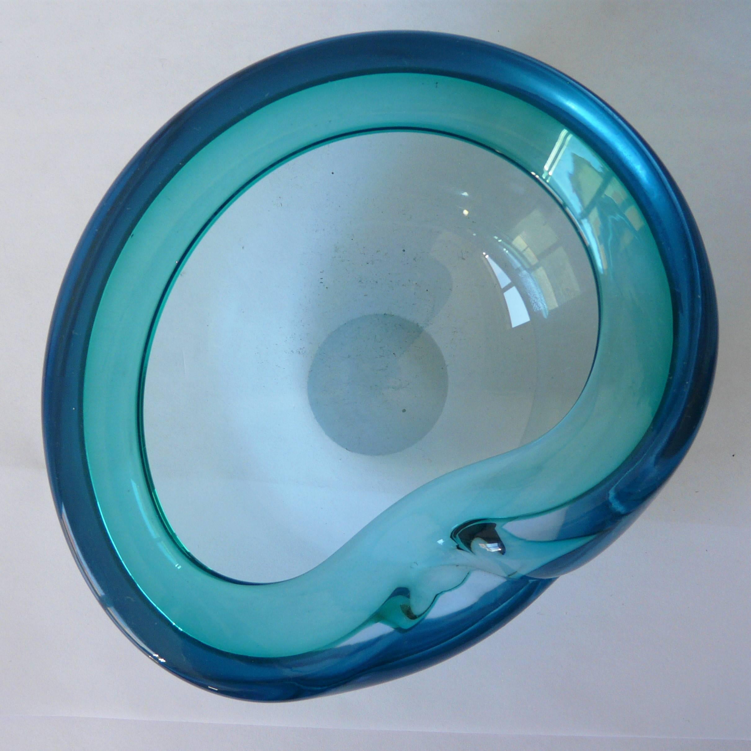 20th Century Italian Murano Glass Ashtray / Bowl