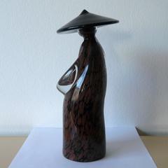 Italian Murano Glass Chinese Man Sculpture