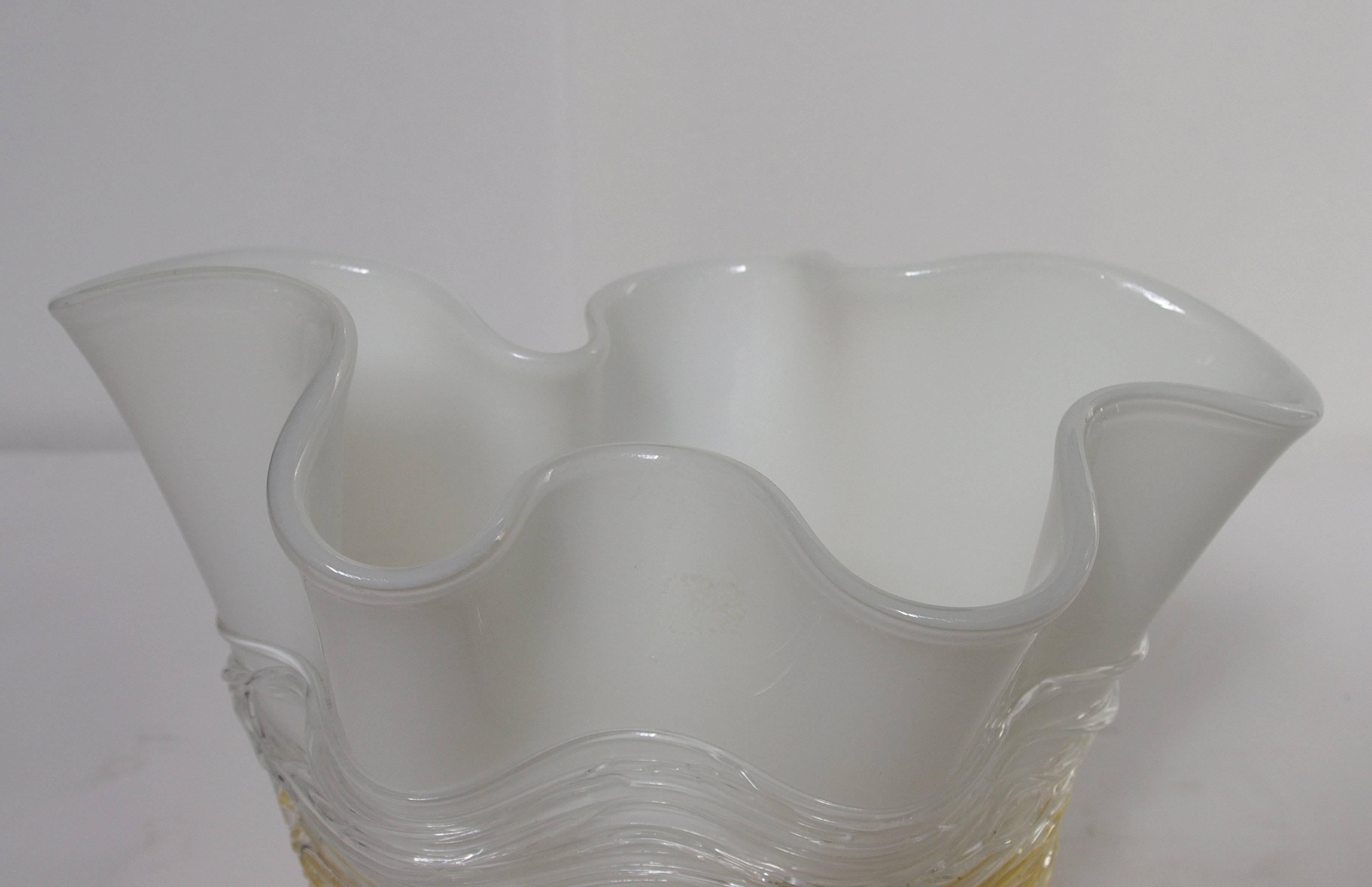 Italian Murano Glass Vase by Camozzo