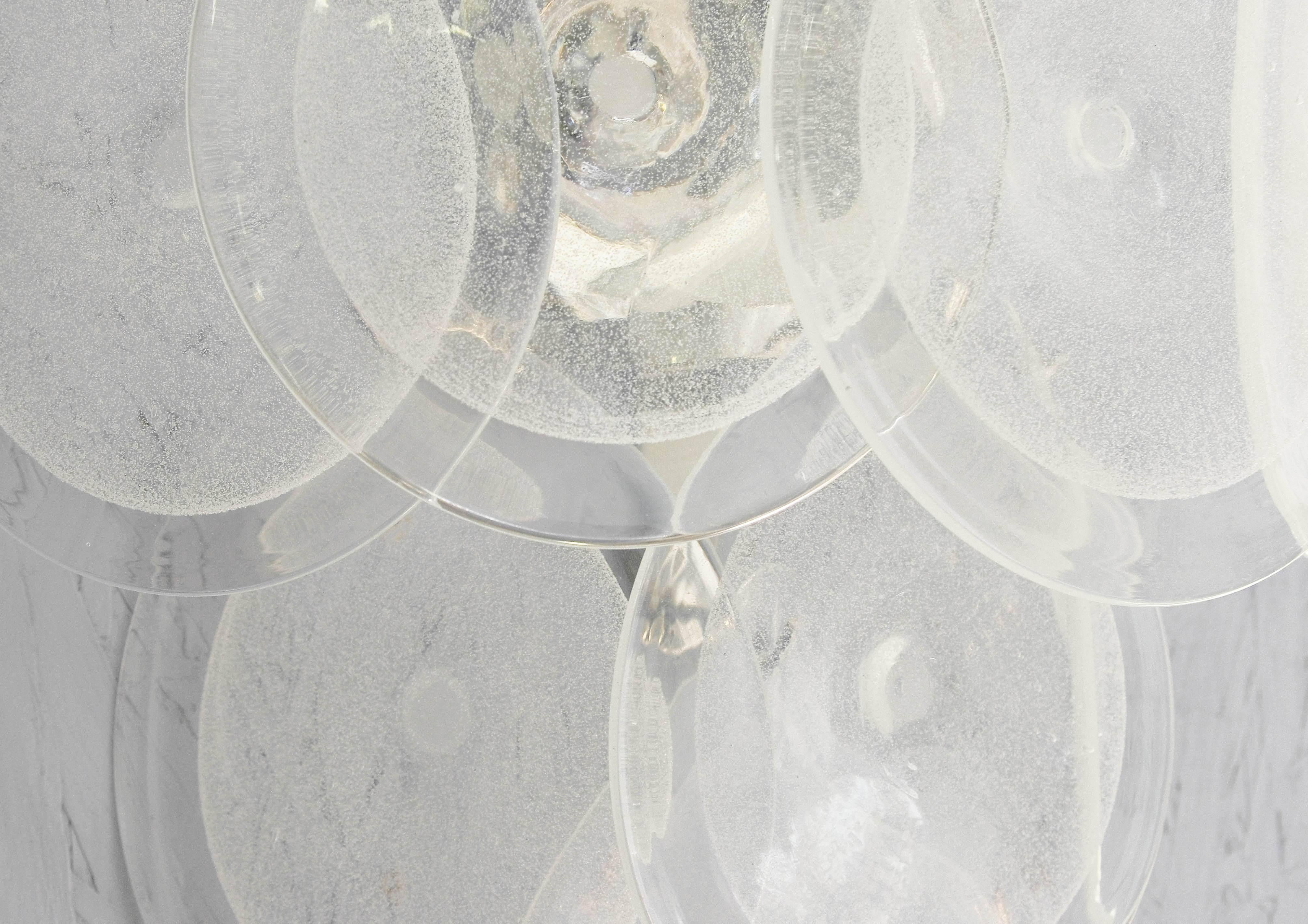 Pair of Italian Murano Teardrop Glass Sconces 1