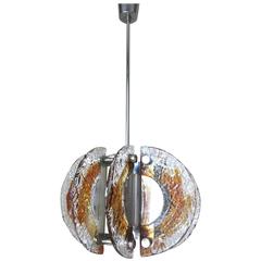 Italian Mid-Century Murano Glass Pendant by Mazzega 10