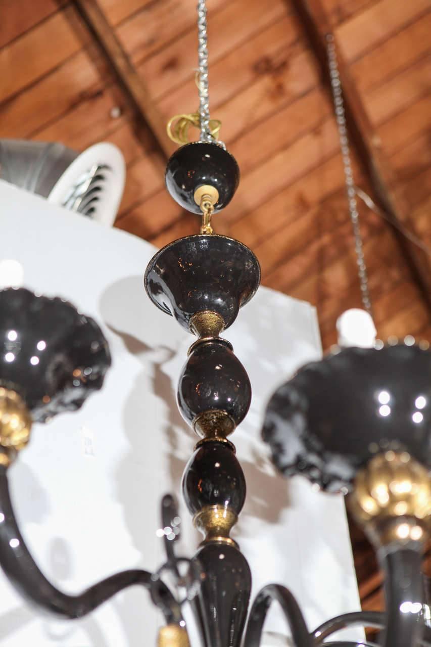 black murano chandelier
