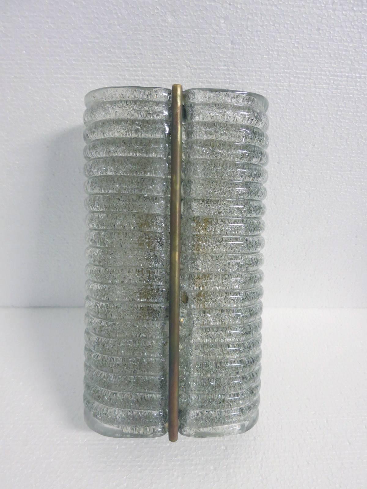 Mid-Century Modern Single Bauletto Sconce by Barovier e Toso FINAL CLEARANCE SALE