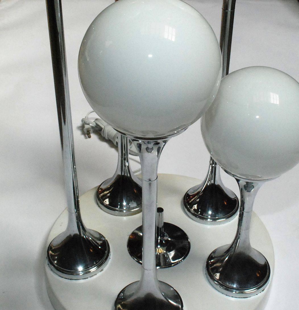 Globes Floor Lamp by Sergio Mazza In Good Condition In Los Angeles, CA