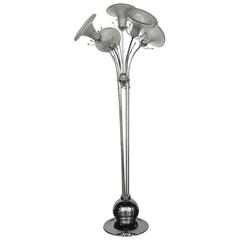 Italian Mid-Century Floor Lamp by Vistosi 4