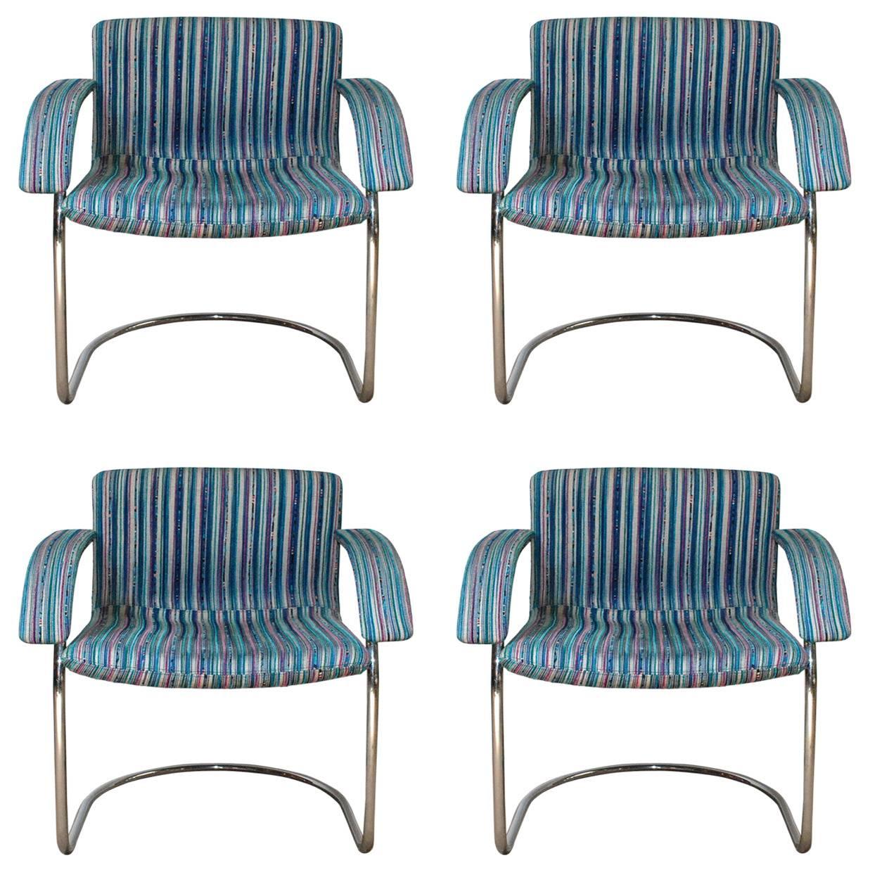 Set of Four Italian Mid-Century Chairs by Saporiti Italia FINAL CLEARANCE SALE