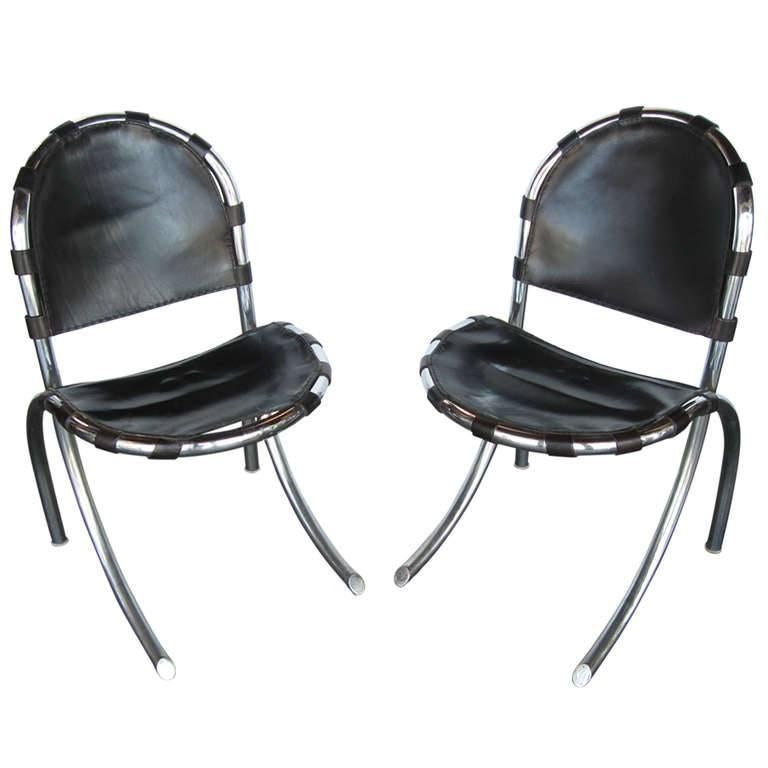 Pair of Mid-Century Chairs by Tetrarch Bazzani Intl Studio FINAL CLEARANCE SALE