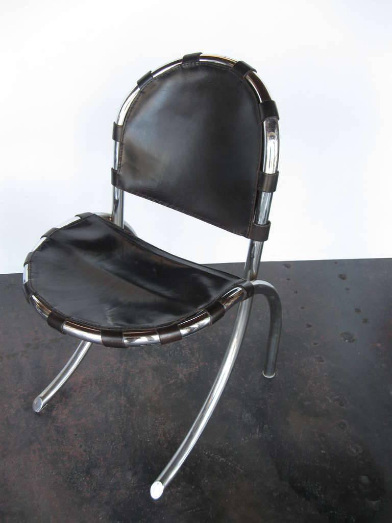Pair of Mid-Century Chairs by Tetrarch Bazzani Intl Studio FINAL CLEARANCE SALE In Good Condition In Los Angeles, CA