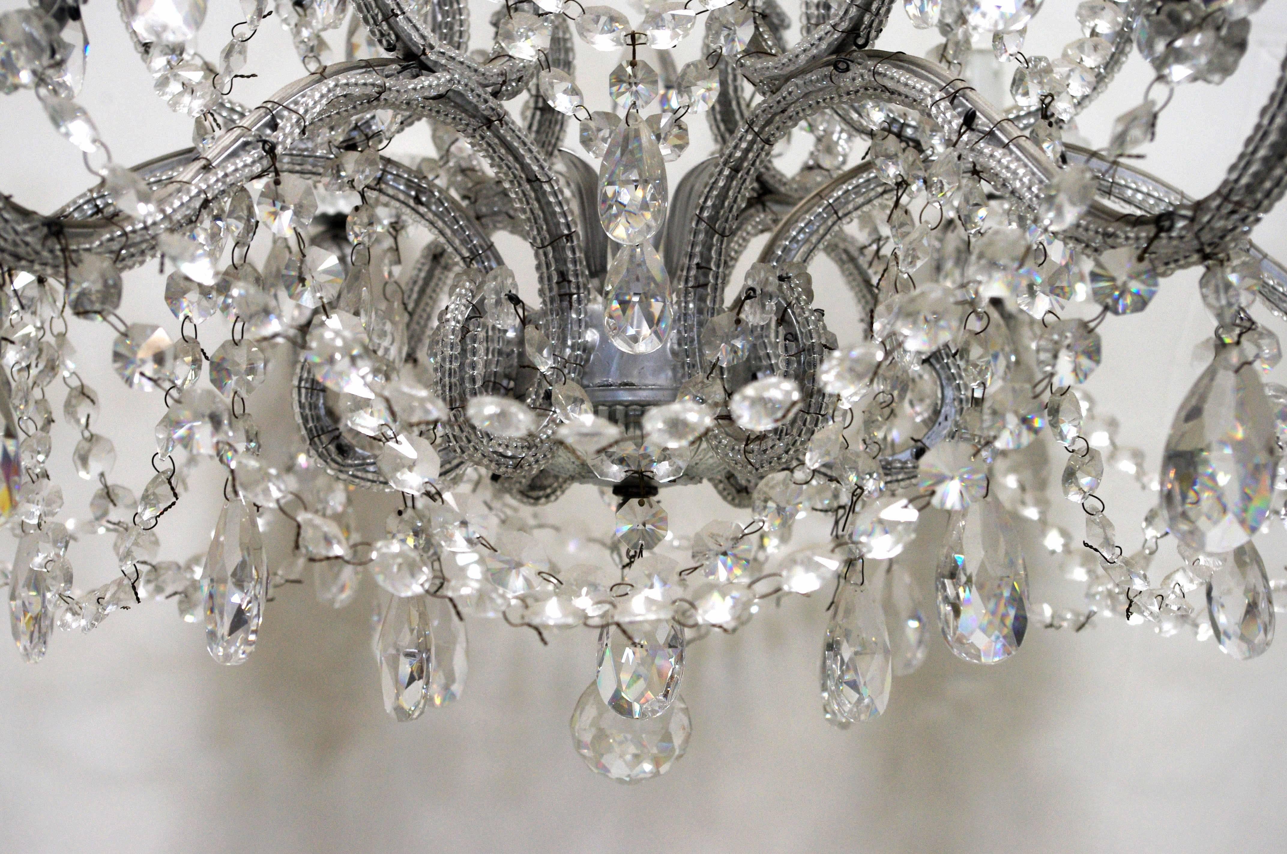 20th Century Two Florentine Swarovski Chandeliers