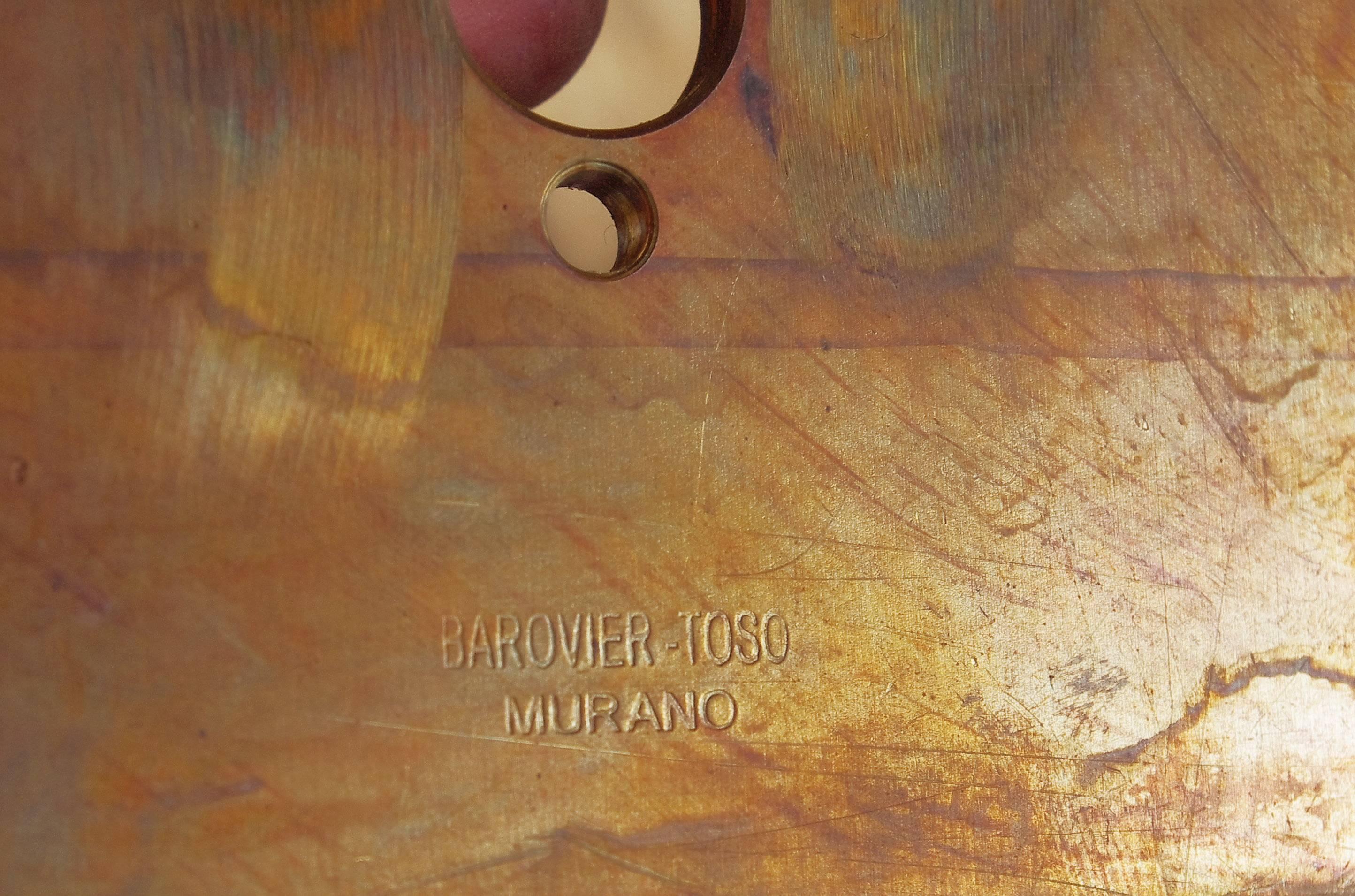 Italian Murano Glass Sconce by Barovier e Toso 3