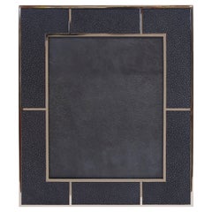 Black Shagreen Photo Frame by Fabio Ltd