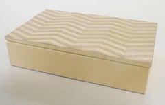 Ivory and Brown Shagreen Box by Fabio Ltd