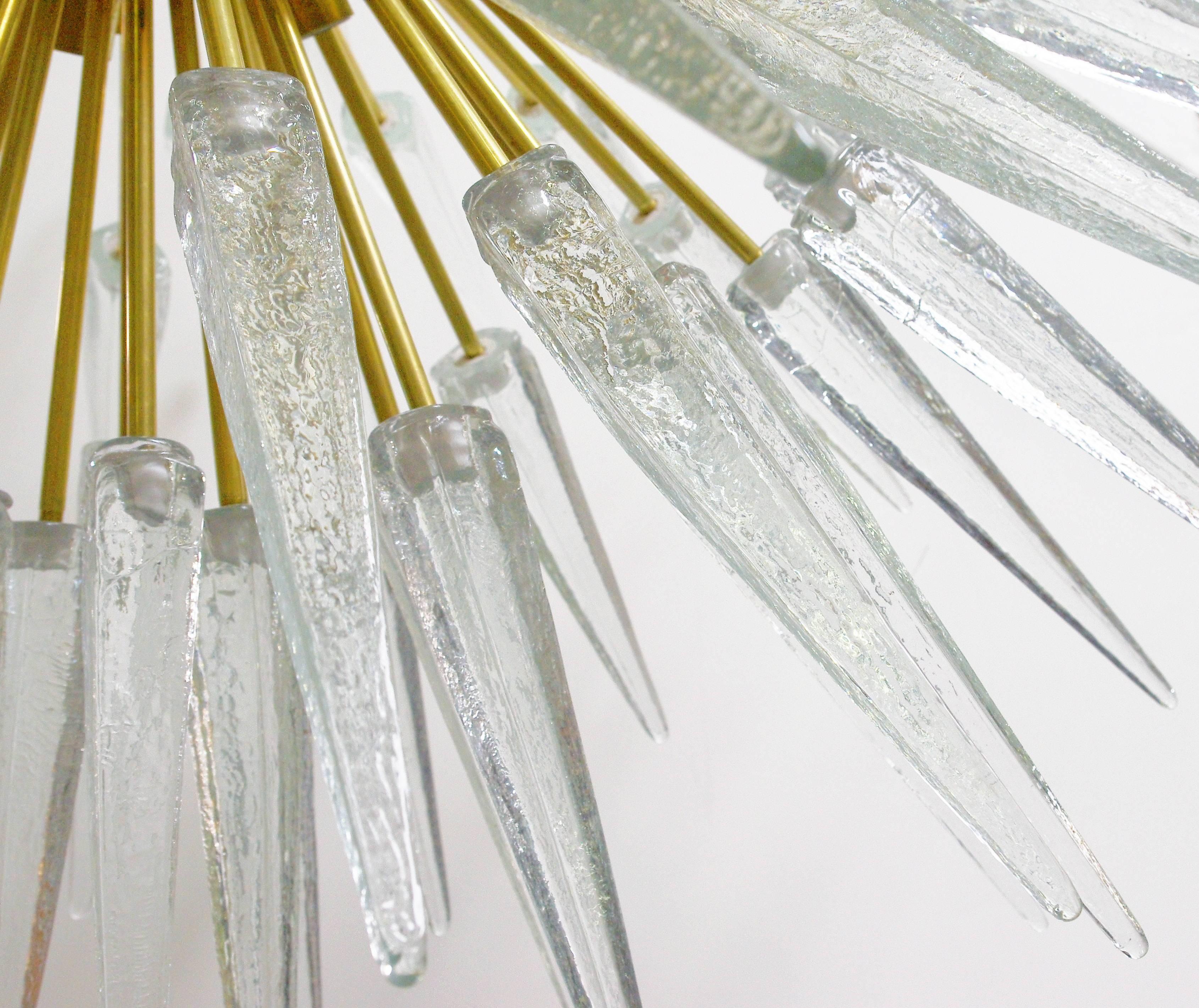 Blown Glass Puntali Sputnik Chandelier by Fabio Ltd For Sale