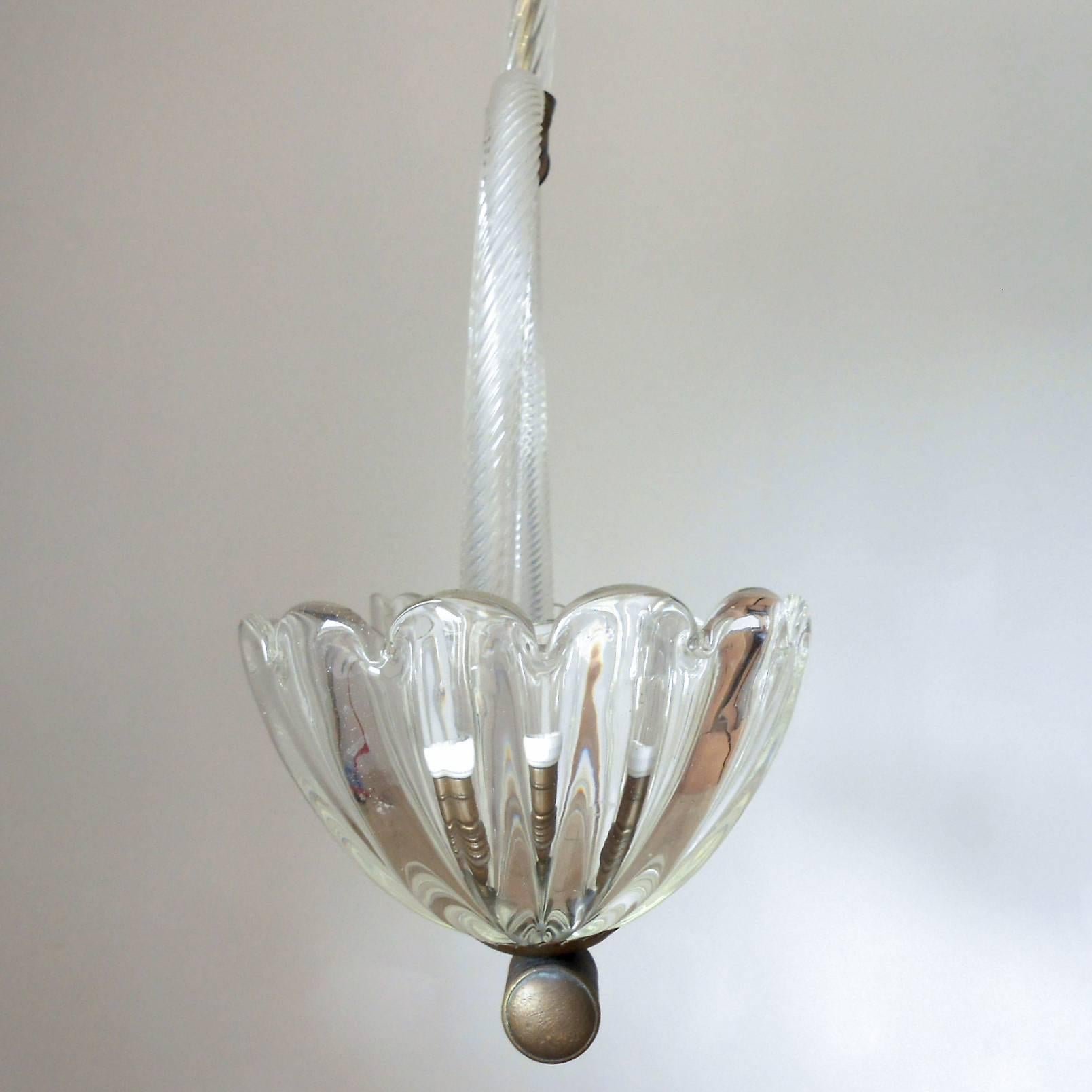 Italian Cups Pendant by Barovier e Toso