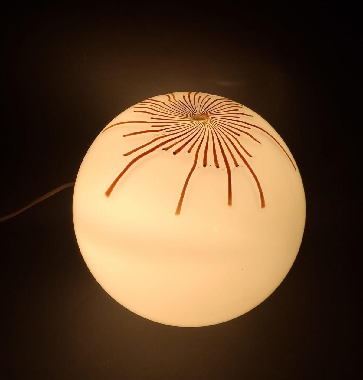 20th Century Anemone Table Lamp by Venini For Sale
