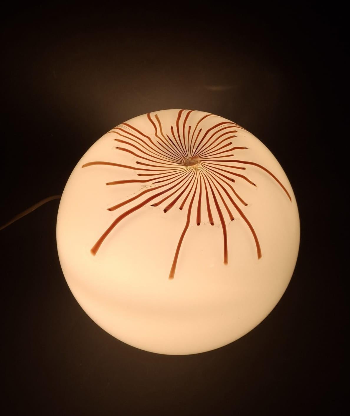 Anemone Table Lamp by Venini For Sale 1