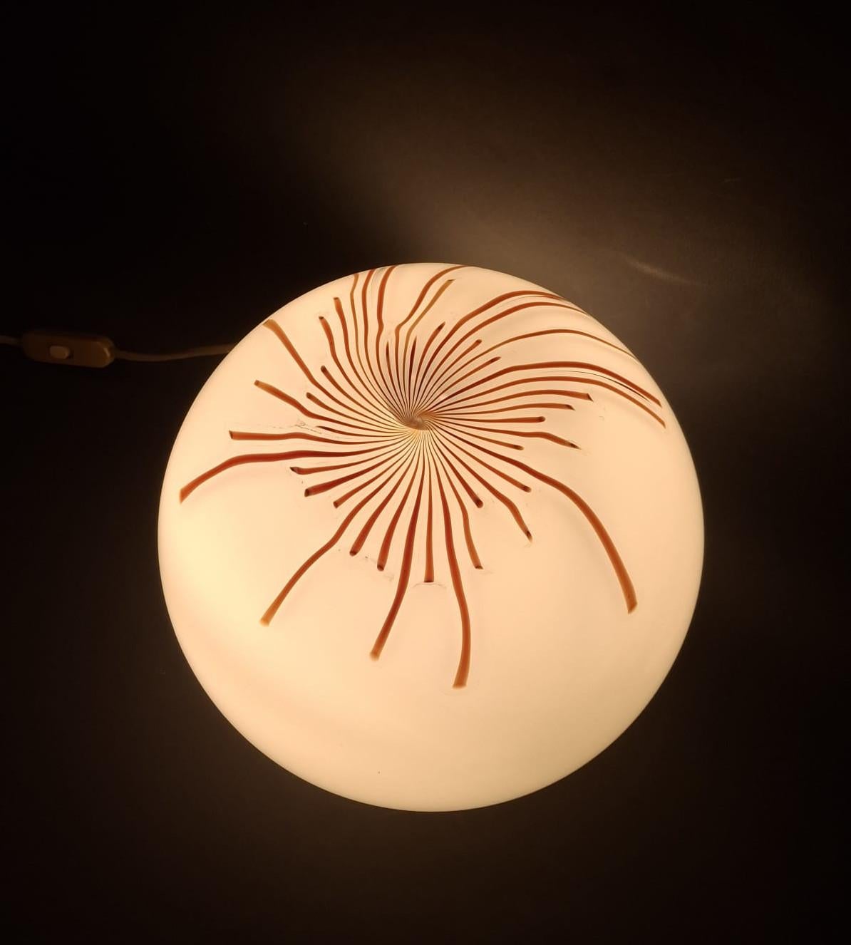 Anemone Table Lamp by Venini For Sale 2